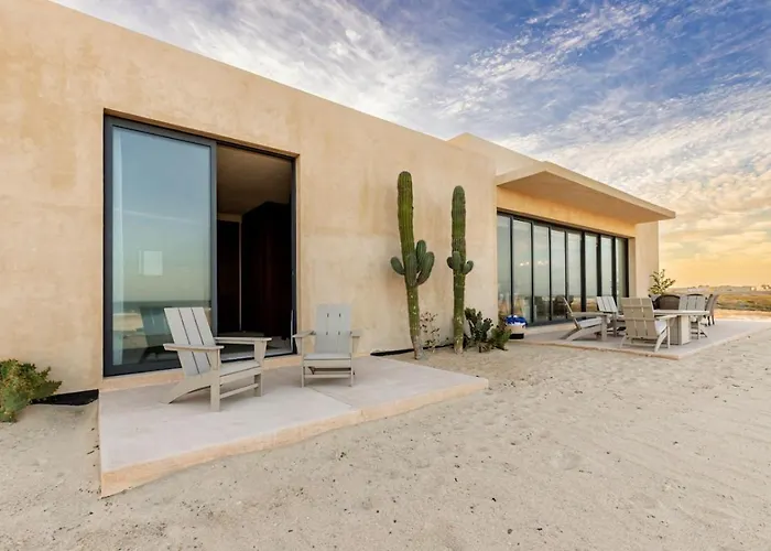 Beachfront 10 Guests Ferienhaus La Ribera